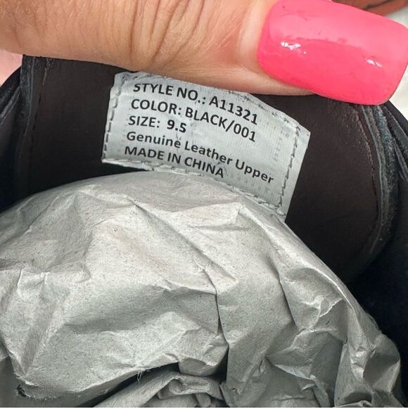 La Milano Men’s Double Monk Strap Black Leather Formal Dress Shoes Sz 9.5 - Picture 13 of 16